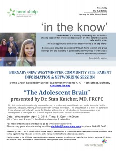 The Adolescent Brain April 2/14
